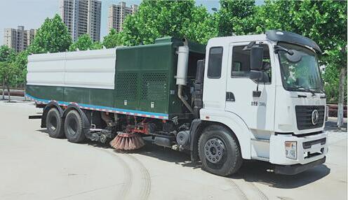 國六東風后雙橋25噸洗掃車