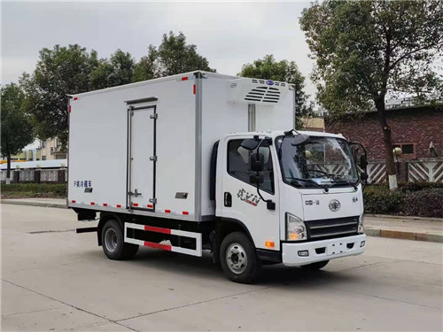 解放虎VN/2.1米寬廂體150馬力藍(lán)牌冷藏車(chē)