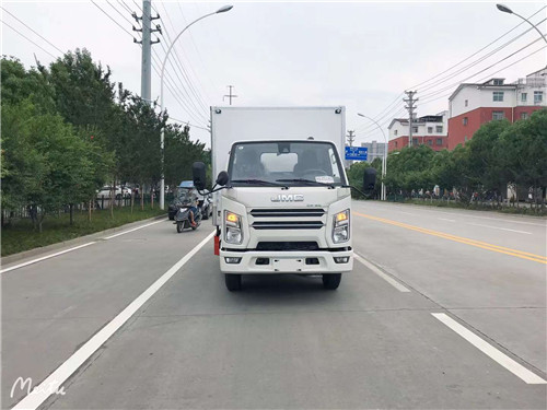 國(guó)六江鈴藍(lán)牌危貨廂式車現(xiàn)車推薦