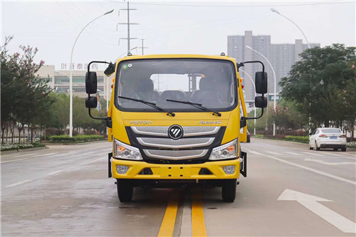 國(guó)六福田歐馬可藍(lán)牌一拖二清障車