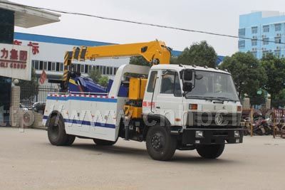 國四東風拖吊連體式清障車